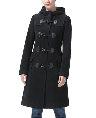 kimi + kai Women's Avani Wool Blend Hooded Toggle Coat