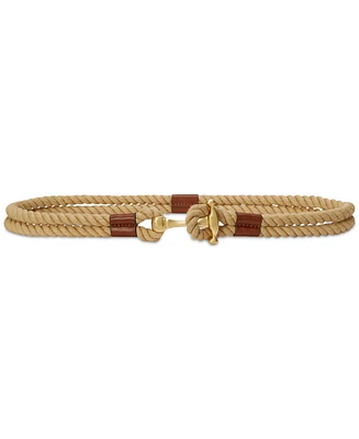 Lauren Ralph Women's Rope Anchor-Toggle Skinny Belt