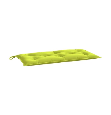 vidaXL Garden Bench Cushion Bright Green 39.4"x19.7"x2.8" Oxford Fabric