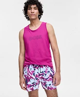 Hugo Boss Men's Abstract Floral 5" Swim Shorts