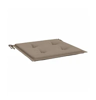 Garden Chair Cushions 6 pcs Taupe 19.7"x19.7"x1.2" Oxford Fabric
