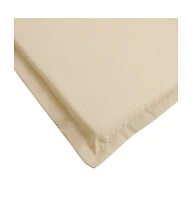 vidaXL Deck Chair Cushion Beige (29.5"+41.3")x19.7"x1.6"