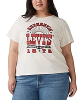 Levi's Plus Size Perfect Cotton Logo Short-Sleeve T-Shirt