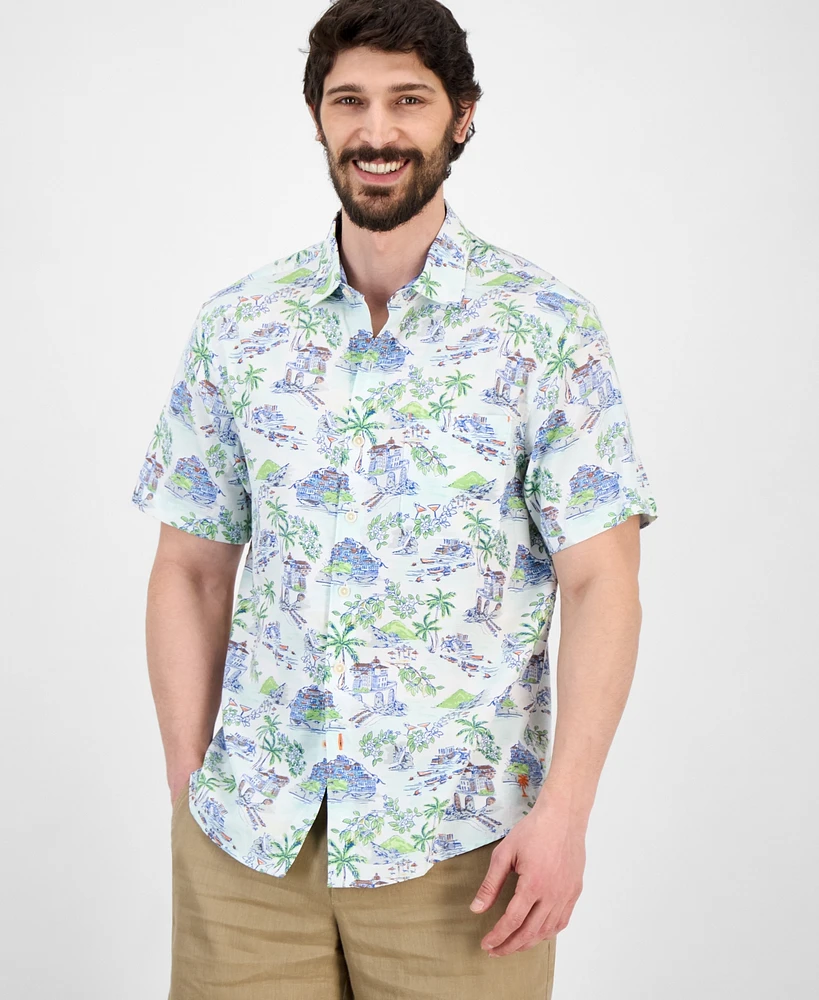 Tommy Bahama Men's Tortola Paradise Isle Regular-Fit Printed Button-Down Shirt