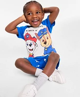 Paw Patrol Toddler Boys Always Be Brave Short-Sleeve T-Shirt & Shorts, 2 Piece Set
