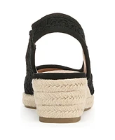 LifeStride Women's Kayden Slingback Wedge Espadrilles