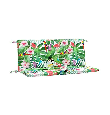 Garden Bench Cushions 2pcs Multicolor 47.2"x19.7"x2.8" Fabric