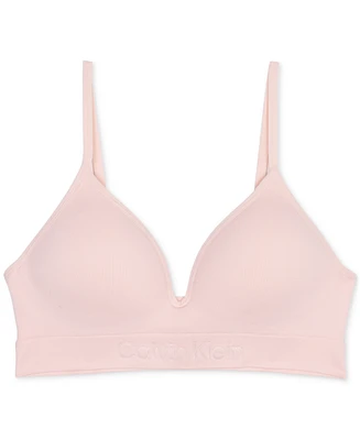 Calvin Klein Big Girls Seam-free Embossed Hybrid Bra
