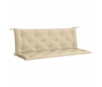 Garden Bench Cushion Beige 59.1"x(19.7"+19.7")x2.8" Oxford Fabric