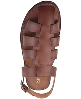 Bar Iii Men's Palmerr Leather Fisherman Sandals, Exclusively at Macy's