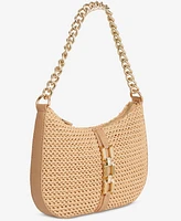 I.n.c. International Concepts Quynn Small Straw Crossbody, Exclusively at Macy's