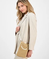 I.n.c. International Concepts Charlii Small Straw Crossbody, Exclusively at Macy's