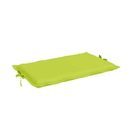 Sun Lounger Cushion Bright Green 73.2"x22.8"x1.6" Oxford Fabric