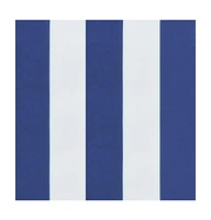 vidaXL Garden Bench Cushion Blue&White Stripe 47.2"x19.7"x2.8" Fabric