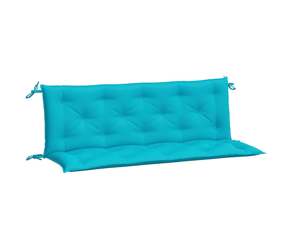 Garden Bench Cushions 2pcs Turquoise 59.1"x19.7"x2.8" Fabric