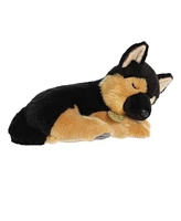 Aurora Medium Sleepy German Shepherd Pup Miyoni Tots Adorable Plush Toy Brown 10