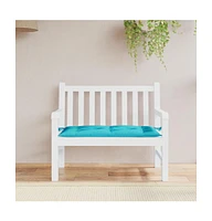 Garden Bench Cushion Turquoise 39.4"x19.7"x2.8" Oxford Fabric