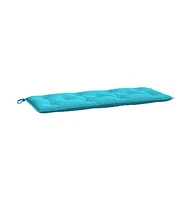 vidaXL Garden Bench Cushion Turquoise 47.2"x19.7"x2.8" Fabric