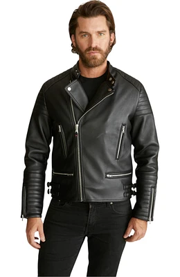 Robert Graham Men's Faux Leather Moto