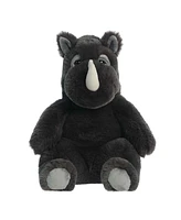 Aurora Medium Da Rhino Sluuumpy Cozy Plush Toy Black 11"