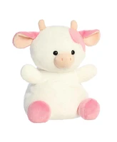 Aurora Medium Party Sized Belle Strawberry Cow Palm Pals Adorable Plush Toy Pink 12"