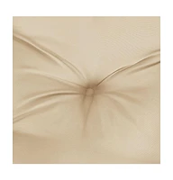 vidaXL Pallet Cushion Beige 47.2"x31.5"x4.7" Fabric