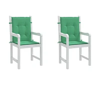 Garden Lowback Chair Cushions 2 pcs 39.4"x19.7"x1.2" Oxford Fabric