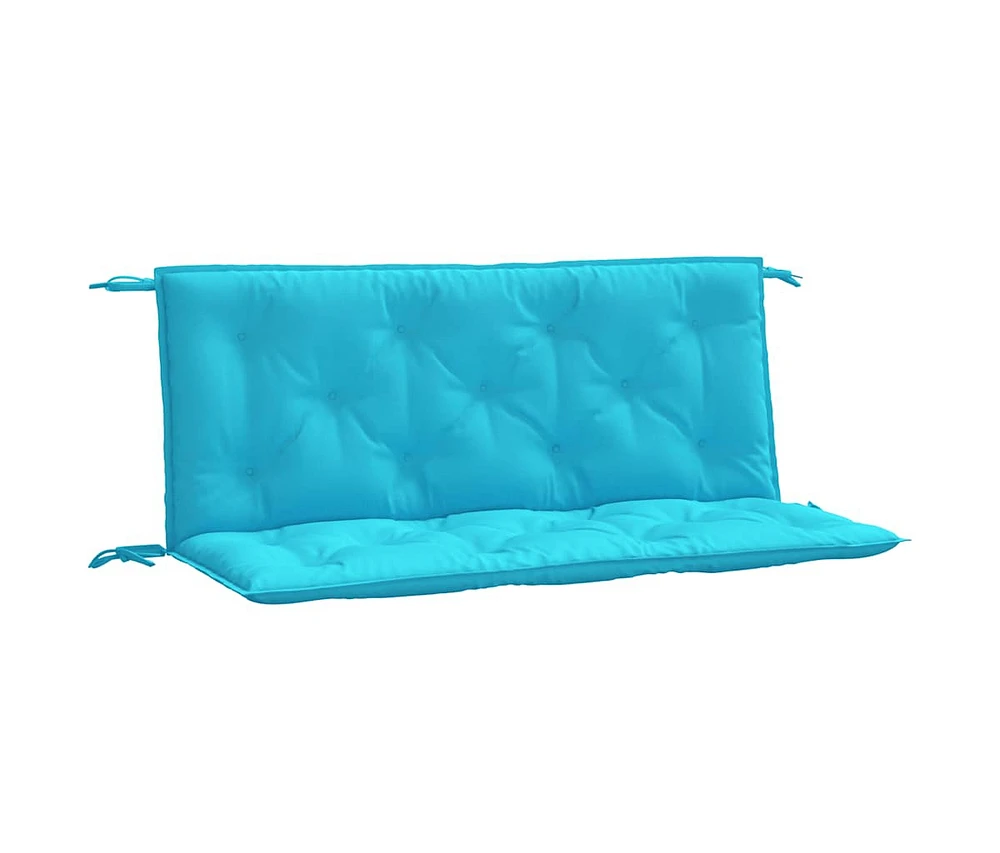 Garden Bench Cushions 2pcs Turquoise 47.2"x19.7"x2.8" Fabric