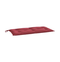 vidaXL Garden Bench Cushion Wine Red 43.3"x19.7"x2.8" Oxford Fabric