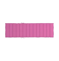 vidaXL Sun Lounger Cushion Pink Oxford Fabric