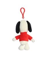 Aurora Mini Joe Cool Keychain Peanuts Adorable Plush Toy White 5"