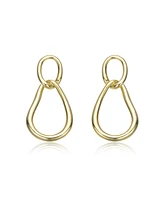 14K Gold Plated Golden Harmony Dangle Earrings