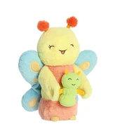 ebba Medium Mari Butterfly & Posy Caterpillar Snuggawugs Heartwarming Baby Plush Toy Multicolor 11"