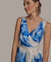 Donna Karan New York Women's Printed A-Line Dress