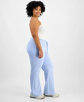 And Now This Trendy Plus Scuba Wide-Leg Pants, Created for Macy's