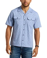 Men's Salaman Relaxed-Fit Printed Button-Down Shirt