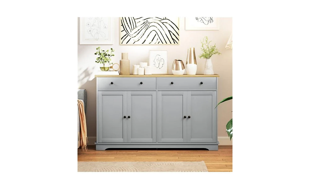 Slickblue Kitchen Storage Cabinet – Space-Saving Organization for Essentials and Pantry Items