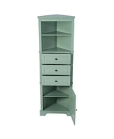 Slickblue Tall Cabinet with 3 Drawers – Space-Saving Storage Solution for Home, Office, or Bedroom