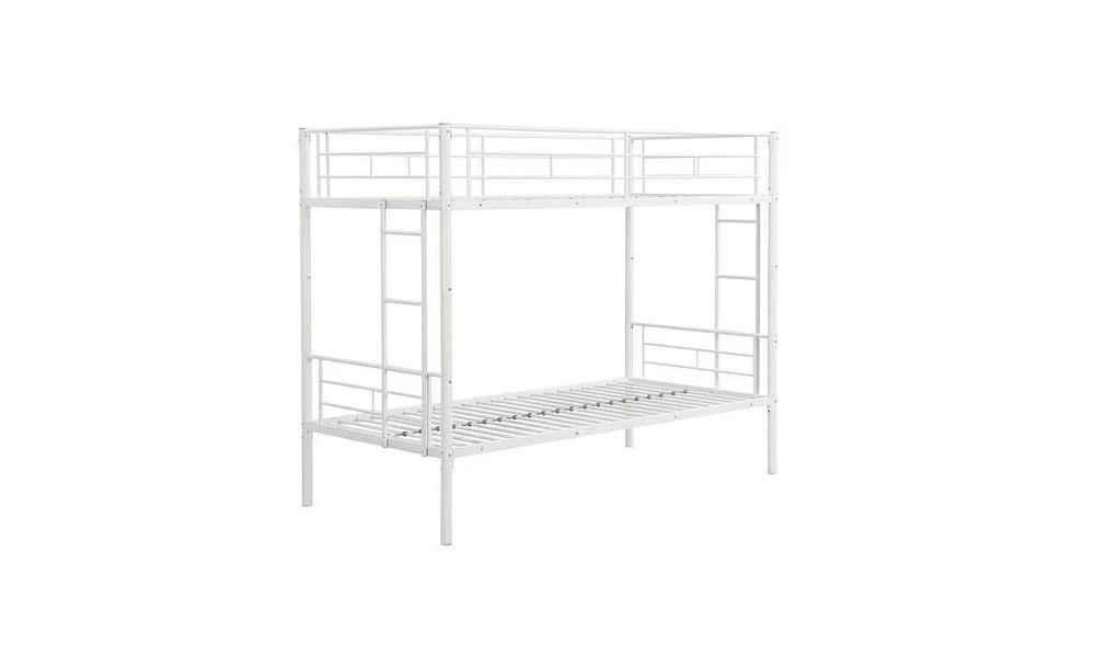 Slickblue Bunk Bed for Space-Saving and Comfortable Sleeping in Kids' or Guest Rooms