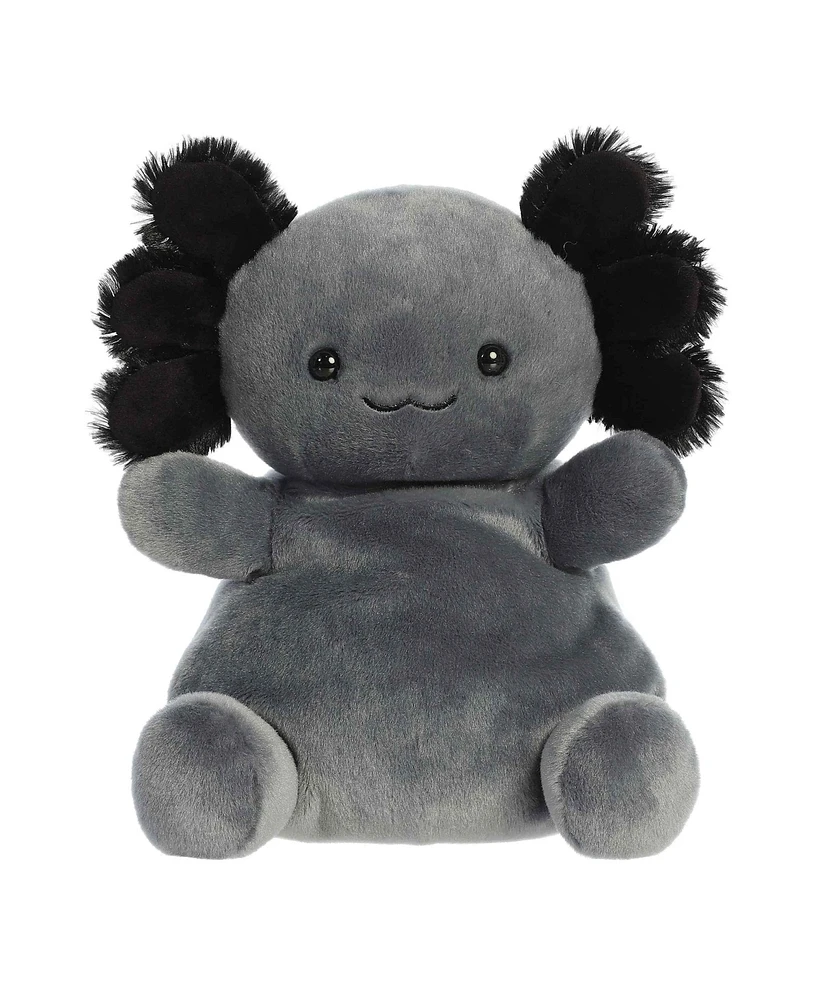 Aurora Medium Party Sized Onyx Axolotl Palm Pals Adorable Plush Toy Black 12