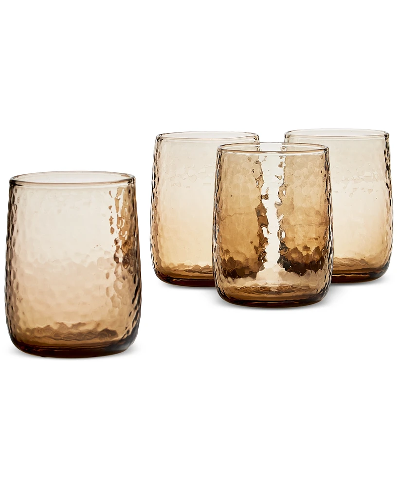 Oake Textured Double Old-Fashioned Glasses, Set of 4, Exclusively at Macy's