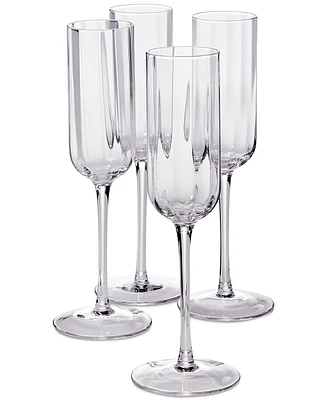 The Cellar Optic Champagne Glasses, Set of 4, Exclusively at Macy's