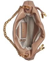 Donna Karan New York Southold Leather Clutch with Chain Strap