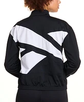 Reebok Women's Tricot Full-Zip Logo Jacket