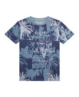 Guess Big Boys Printed Short Sleeve T-Shirt