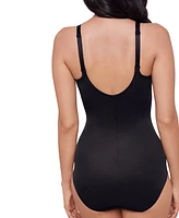Miraclesuit Women's Sexy Sheer Shaping Padded-Cup Bodysuit