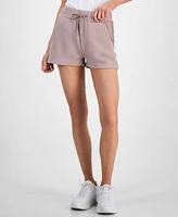 Guess Women's Britney High Rise Logo Stripe Drawstring Shorts