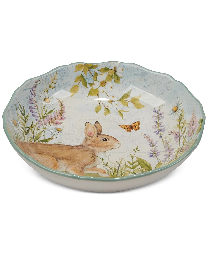 Certified International Easter Meadow Serving Bowl