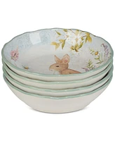 Certified International Easter Meadow Soup Bowls, Set of 4