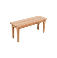 Jofran Colby 42"" Traditional Classic Solid Hardwood Bench